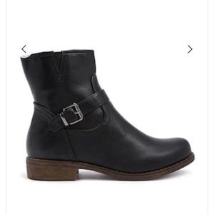 Unilady From Forever 21 Black Moto Boots 7